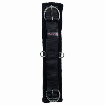 Hilason Western Horse Nylon Padded Fleece Straight Girth Stainless Steel Buckle